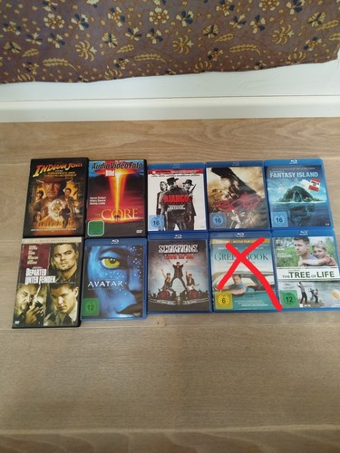 Dvd blu ray - x, +